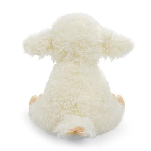 Plush Lamb Sitting Toys Stuffed Animal, Realistic Sheep Stuffed Animal Toy Characters Stuffed Filled in Limbs 8.5 Inch Soft Huggable for Kids with Stuffed Animals Easter Baptism Gift for Girls Boys thumbnail 7