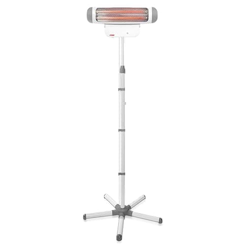 reer Wickeltischstrahler FeelWell 2in1, Standheizstrahler und Wandmontage, 2 Heizstufen, Timer, Kippsicherung, geprüft nach Medizinstandard, Weiß, aus Metall thumbnail 9