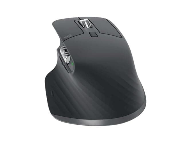 Logitech MX Master 3S Performance Wireless Mouse - Graphite With Bolt Reciever thumbnail 3