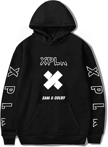 Sam and Col by Merch Hoodie Fashion Print Hooded Sweatshirt Trendy Pullover Hoodie for Men Women - Image 1
