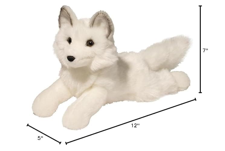 Douglas Yuki Arctic Polar Fox Plush Stuffed Animal thumbnail 2