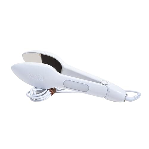 Nori Press Travel Steam Iron - Handheld Iron With Optional Steam Feature - No Ironing Board Required - Easy to Use w/ 6 Fabric Settings - Removes Wrinkles - User Manual Included -White - Image 1