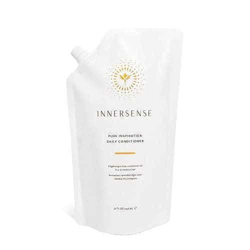 INNERSENSE Organic Beauty - Natural Pure Inspiration Daily Conditioner | Non-Toxic, Cruelty-Free, Clean Haircare (32 oz Refill Pouch) - Image 1