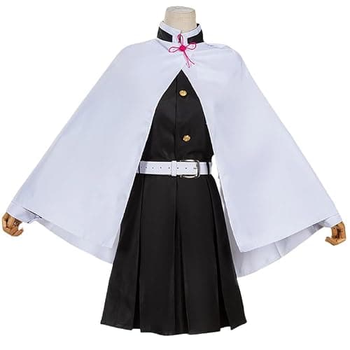 CHENYIZDQ Tsuyuri Kanao Cosplay Costume Flower Breathing Kimono Full Set for Women Plus Size Halloween Party Anime Outfit thumbnail 2