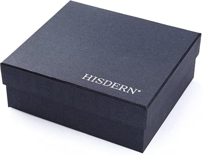 HISDERN Mens Ties Set Collection Tie and Pocket Square Lot 3 Pcs Formal Business Neckties present Box Wedding Necktie thumbnail 5