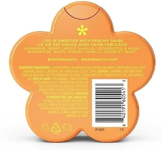 DAISE Peachy Daise Fragrance Body Mist – Berry & Mandarin 100 mL – Fruity Body Spray for Women, Long-Lasting, Clean Scent, Paraben-Free, Cruelty-Free, Travel Size Perfume Mist thumbnail 2