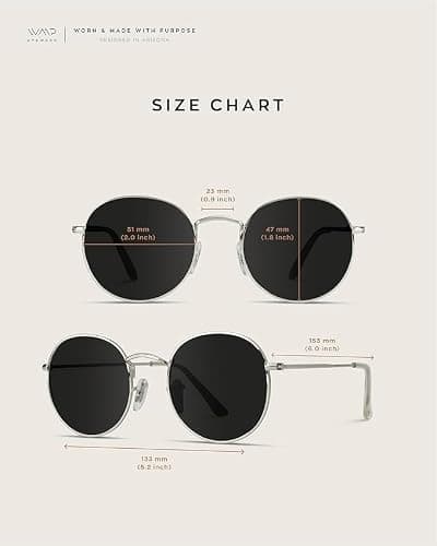 WearMe Pro - Reflective Lens Round Trendy Sunglasses thumbnail 6