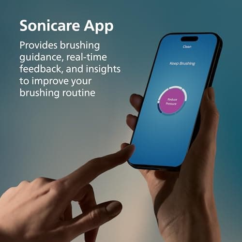 Philips Sonicare DiamondClean 9000 Electric Toothbrush - Sonic Toothbrush with App, Pressure Sensor, 12 Brushing Settings, Brush Head Replacement Reminder, Charging Stand, Travel Case, Pink, HX9911/90 thumbnail 5