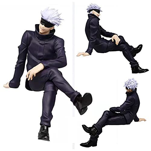 QAHEART JJK Figure JJK GojoS/Geto Suguru Sitting Figure PVC Model Statue Action Figures Car Desktop Ornaments Decoration thumbnail 2