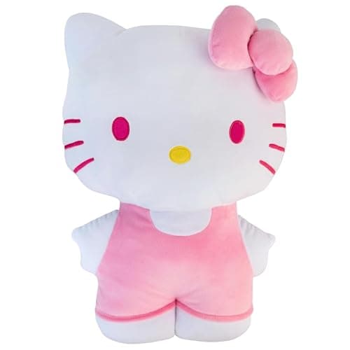 Hello Kitty Pink Plush Cuddle Pillow Buddy, Kids Bedding Super Soft & Cozy, (Officially Licensed Product) by Franco - Image 1