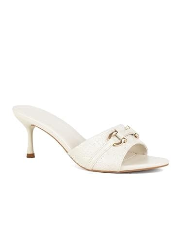 Unzé Women FELISA Spool Heels Sandals UK Size 3-8 - Image 1