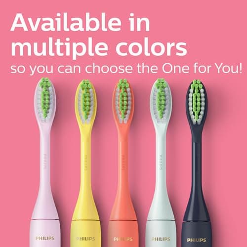 Philips One by Sonicare Battery Toothbrush, Pink, HY1100/06 thumbnail 7