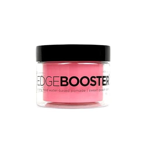 Style Factor Edge Booster Strong Hold Water-Based Pomade 3.38oz - Sweet Peach Scent - Sweet-Peach - Image 1