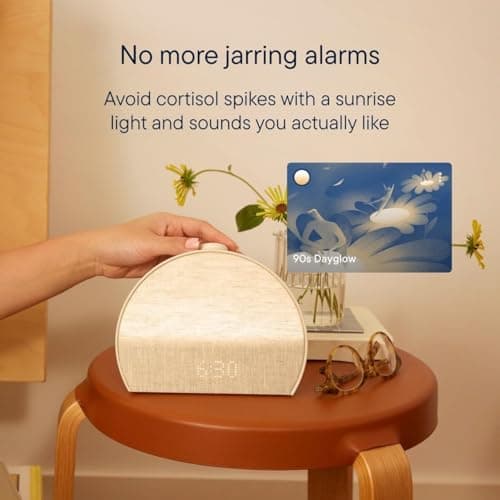 Hatch Restore 3 Sunrise Alarm Clock, Sound Machine, Smart Light (Putty) - White Noise, Screen-Free Sleep Routine thumbnail 5