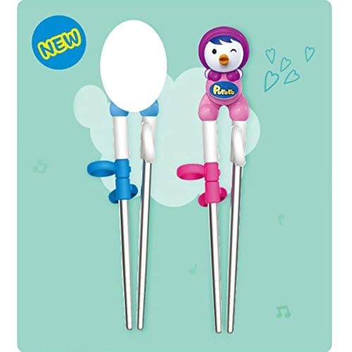 Edison Friends Petty Training Chopsticks for Right-hand Children Kids Stainless Steel, Edison Friends Chopsticks, Made in Korea thumbnail 6