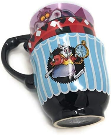 Ferro Stars Alice, Tasse pour Thé et Café en Céramique avec Lapin, Tasse Double Teacup, 1 Pièce, 12cm thumbnail 5