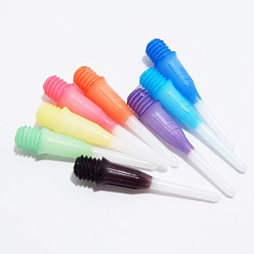 LSTYLE Short Lippoint Dart Tips – 2-Tone Pink | 2BA Soft Tip Points – 1 Pack (30 Tips) thumbnail 3