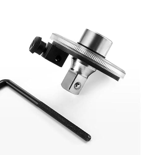 BUBUCAM 1/2 Inch Torque Wrench Angle Gauge Tool, 360° Adjustable 1/2" Drive Torque meter Wrench Set, Professional Measure Tool thumbnail 3