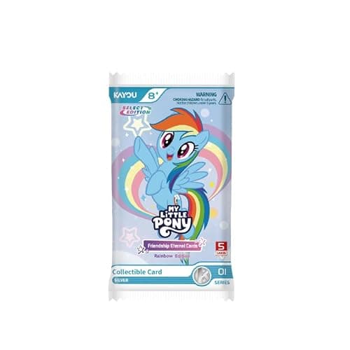 KAYOU My Little Pony Friendship Eternal Cards, Rainbow Edition English Series 1, Display Box, 20 Packs, 146 Cards, 10 Rarity Levels thumbnail 2
