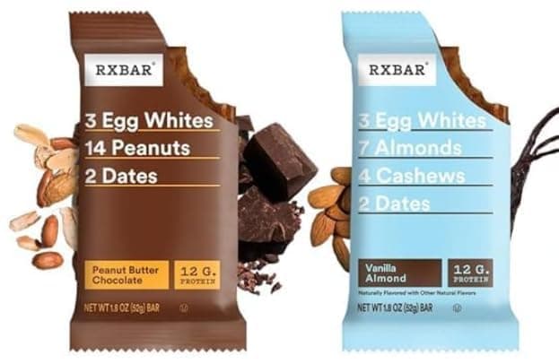 Rx Protein Bar Assorted Variety Pack, 20 Count – Chocolate Sea Salt, Blueberry, Coconut Chocolate, Peanut Butter, Strawberry, Peanut Butter Chocolate, Vanilla Almond, Honey Cinnamon Peanut Butter, Blueberry Cashew Butter & Dark Chocolate Peanut Butter thumbnail 6