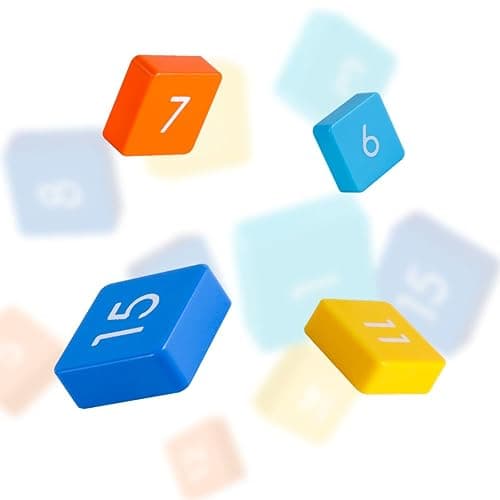 LiangCuber QY Toys Macaron Color 4x4 Klotski Puzzle Magnetic Sliding Number Puzzle,15-Digit Version ABS Brain Teasers Toy Tangram Jigsaw Intelligence (2024 Edition) thumbnail 4