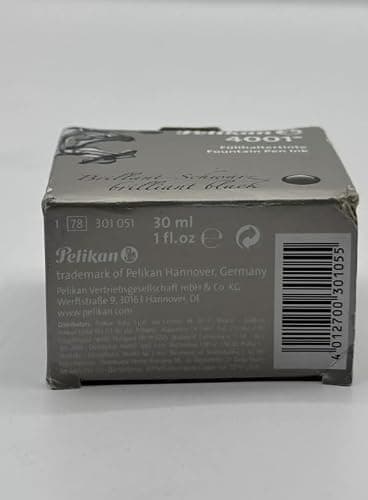 Pelikan Brilliant Black Bottled Ink for Fountain Pens, 30ml (4001) thumbnail 5