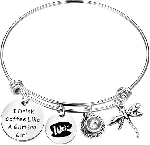 TIIMG Fans Gift I Drink Coffee Gift Coffee Lover Best Friend bracelet (gil-mo bracelet) - Image 1