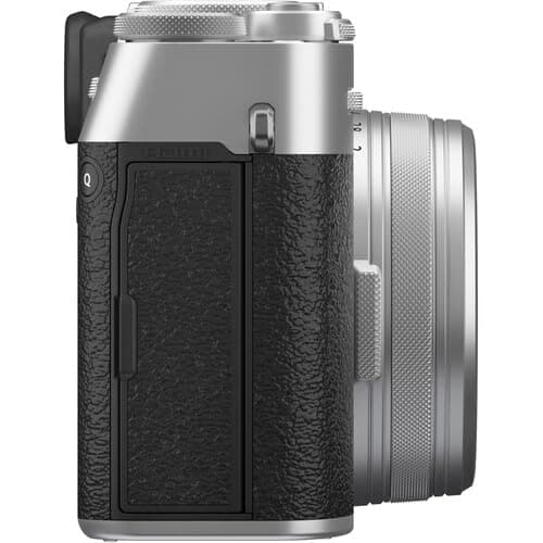 FUJIFILM X100VI Digital Camera (Silver) (16821822) + 2 x 64GB Card + Card Reader + 2 x NP-W126 Battery + Charger + LED Light + Photo Software + Carry Case + Flex Tripod + Memory Card Wallet + More thumbnail 6