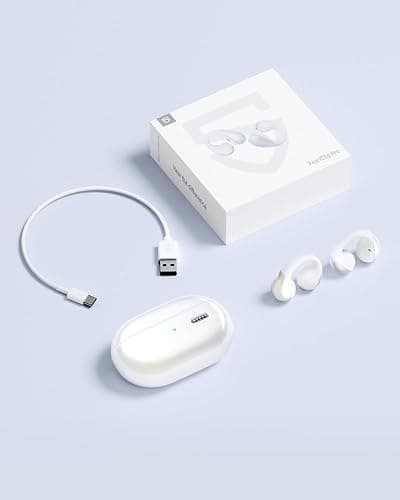 SoundPEATS PearlClip Pro - Open Ear Clip-on Earbuds - White | Bluetooth 6.0 LDAC Hi-Res Spatial Sound Comfortable for Sports Workout,12mm Drivers,24H Playtime Fast Charge, IPX5 thumbnail 9
