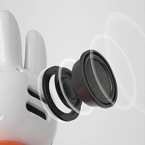 Miffy Portable Bluetooth Speakers, Cute Portable Wireless Speakers with Loud Stereo Sound, Built-in Mic, TF-Card Slot, Dual Pairing,40H Playtime for Room, Desk Decor, for her (Lite-Blue) thumbnail 3