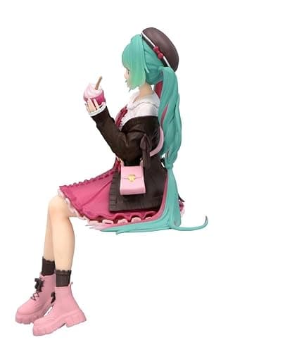Hatsune Miku Noodle Stopper PVC Statue Autumn Date Pink Colour Various 14 cm thumbnail 4