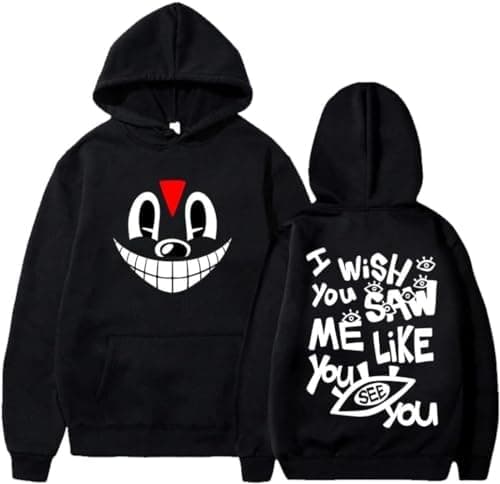 ZYHNNKL Lil Darkie I Wish Hoodie Women∕Men Long Sleeve Pullover Hip Hop Clothes thumbnail 2