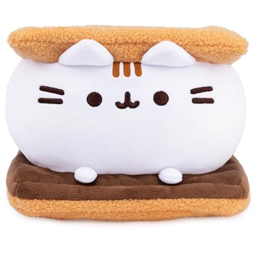 GUND Pusheen S’mores Squisheen Plush, Stuffed Animal for Ages 8 and Up, Brown/White, 12” thumbnail 2