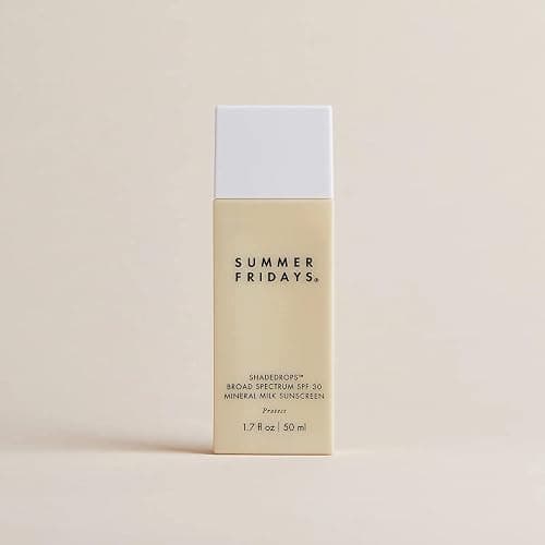 Summer Fridays ShadeDrops Broad Spectrum SPF 30 Mineral Milk Face Sunscreen with Zinc Oxide - Lightweight, Moisturizing Formula with a Soft, Natural Finish (1.7 Fl Oz) thumbnail 2