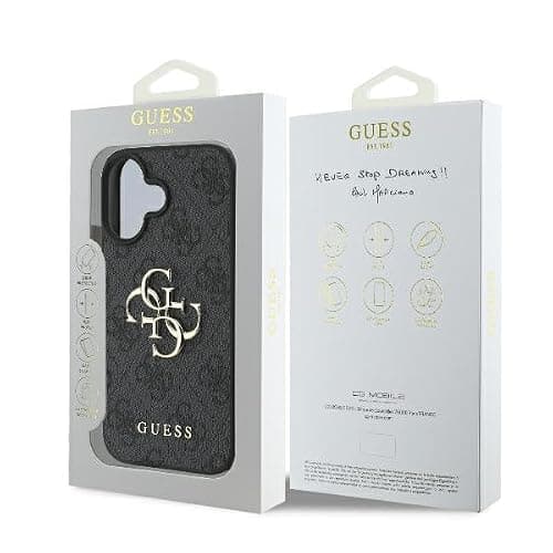 CG MOBILE Guess GUHCP16S4GMGGR hülle für iPhone 16 6.1" Schwarz hardcase 4G Big Logo thumbnail 8