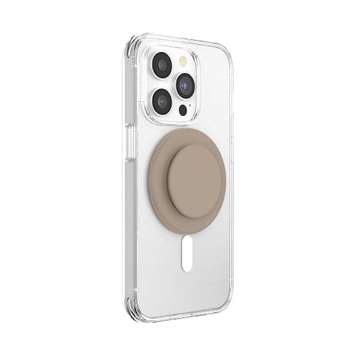 PopSockets Phone Grip for MagSafe with Kickstand, Magnetic Stand, Swappable Top, Secure Hold for iPhone MagSafe Cases, Phone & Tablet Grip, Cute PopSockets - Soft Touch Latte thumbnail 2