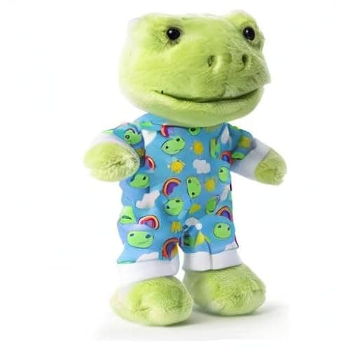 Furvana 9Inch Green Frog Plush, Soft Frog Stuffed Animal Plush Toy, Kawaii Plush Doll, Cute Plushie with Cloths Toy Gift for Kids Children Birthday thumbnail 7