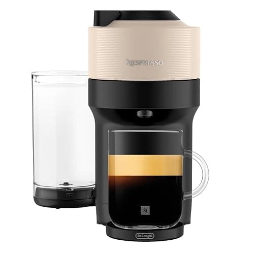 Nespresso Vertuo Pop+ Single Serve Coffee and Espresso Machine by De Longhi, Sand Beige thumbnail 2