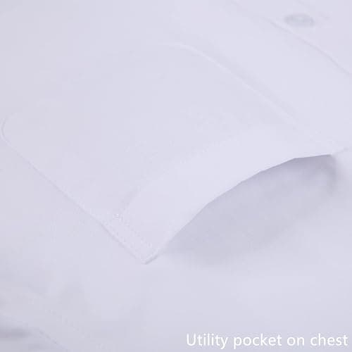 Long Sleeve Dress Shirts for Men - Regular-Fit Casual Button-Down Shirt with Pockets thumbnail 5