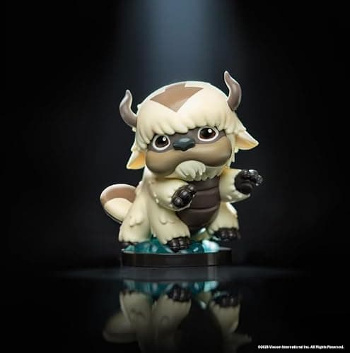 Jazwares Avatar: The Last Airbender Appa - 4-Inch Mini Figure in Kawaii Style in Dynamic Pose with Display Base thumbnail 2