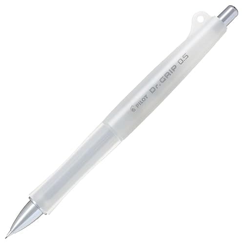 PILOT HDG50RIW Doctor Grip Classic Mechanical Pencil, 0.5mm, Ice White - Image 1