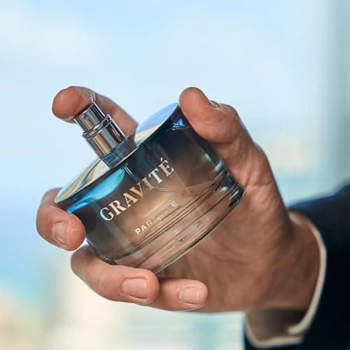 Particle Gravité Cologne Spray for Men, Long Lasting Fresh Scent, Men's Perfume Woody Citrus Fragrance, Notes of Pepper, Rosemary, Grapefruit, Cedar, Cashmere & Musk, 3.38 FL OZ Bottle thumbnail 7