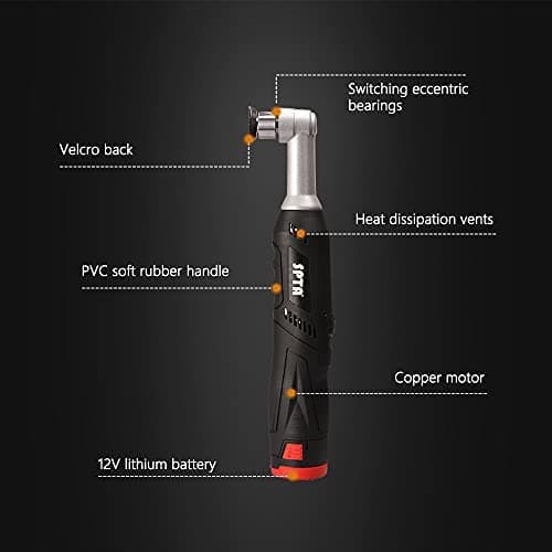 SPTA Cordless Mini Car Polisher, 12V Micro Cordless Scratches Killer Car Polisher RO/DA Mini Car Polisher for polishing, Sanding and Cleaning thumbnail 5