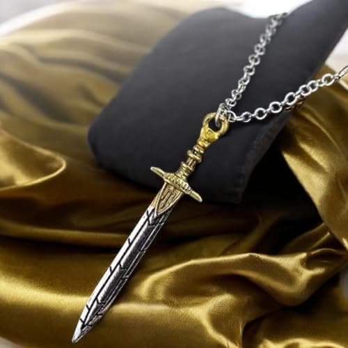 PRINCESS CUTENESS STORE Riptide Sword Sea of Monsters Demigod Olympian Pendant Necklace Annabeth Chase Percy Jackson thumbnail 3