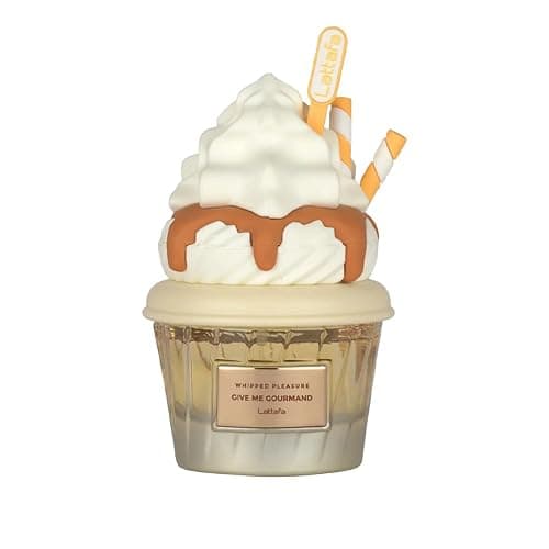 Lattafa Whipped Pleasure Eau de Parfum, Give Me Gourmand Collection, Spray Form, 75ml, Whipped Cream, Caramel & Vanilla Scent, Long-lasting - Image 1