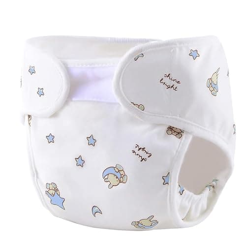 Reborn Baby Doll Accessories, 4-Pack Reusable Diapers for 17-24 Inch Dolls | Soft cotton-blend doll diapers for nurturing play; reusable and hand washable. Four assorted prints ship at random. thumbnail 9
