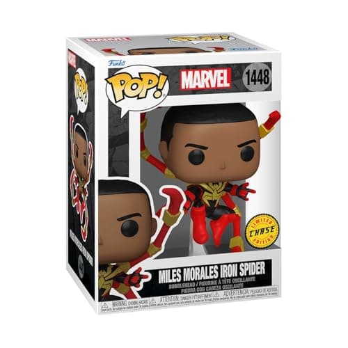 Funko POP Marvel: Spider-Man Comics - Miles Morales Iron Spider - 1/6 Odds for Rare Chase Variant - Marvel Comics - Collectable Vinyl Figure - Gift Idea - Official Merchandise - for Kids & Adults thumbnail 4
