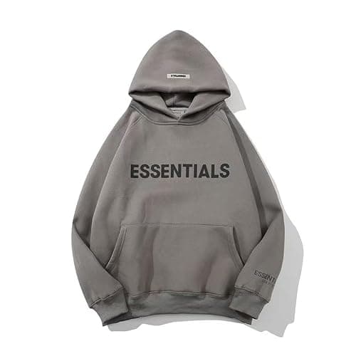 Unisex Hoodies with Letter Fleece for Men and Women, Sweater Hip-hop Pullover Hoodie, Warm and Comfortable Fashion Sweater Hoodies - Image 1