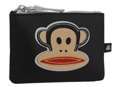 Paul Frank Julius The Monkey Unisex Kunstleder Geldborse Schwarz thumbnail 2