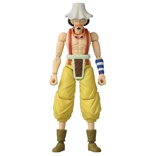 BANDAI Anime Heroes One Piece Figures Usopp Action Figure, 17cm Articulated Usopp Anime Figure with Extra Accessories, One Piece Action Figures Pirate Toys Range, Excellent Anime Gift, (37005) thumbnail 5